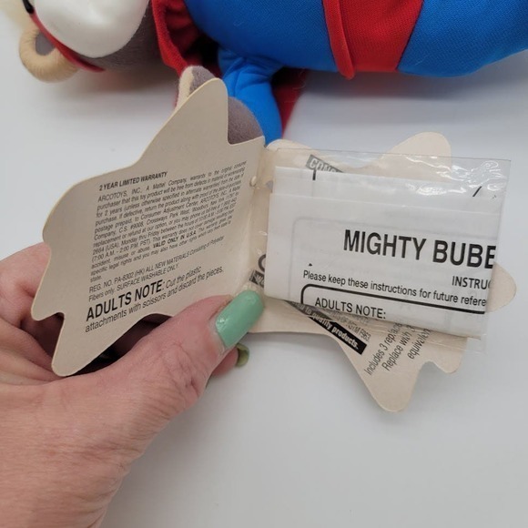 Vintage Mattel 90's Mighty Bubba Talking Plush Toy - Picture 6 of 10